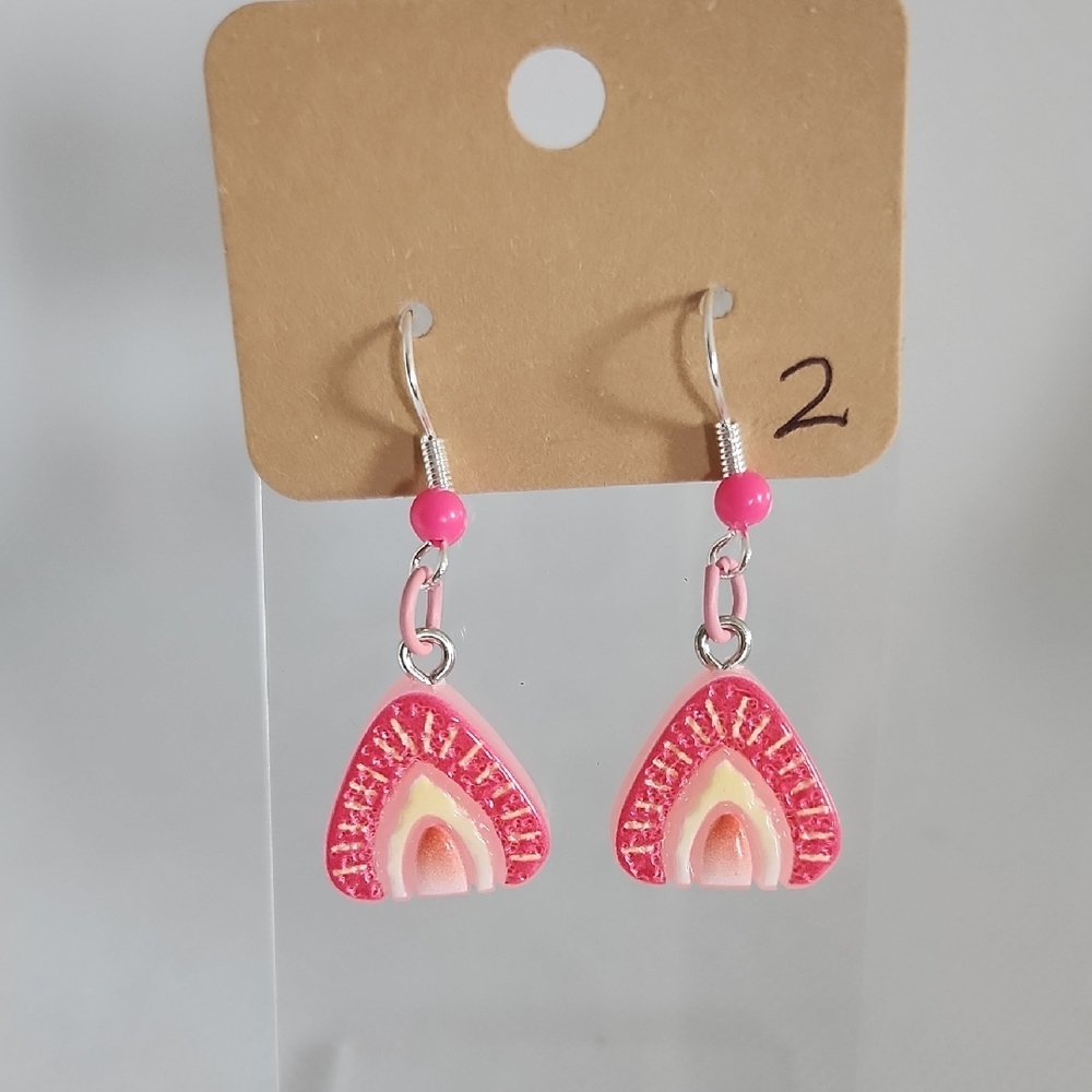Strawberry Earrings - Picture 2 of 2